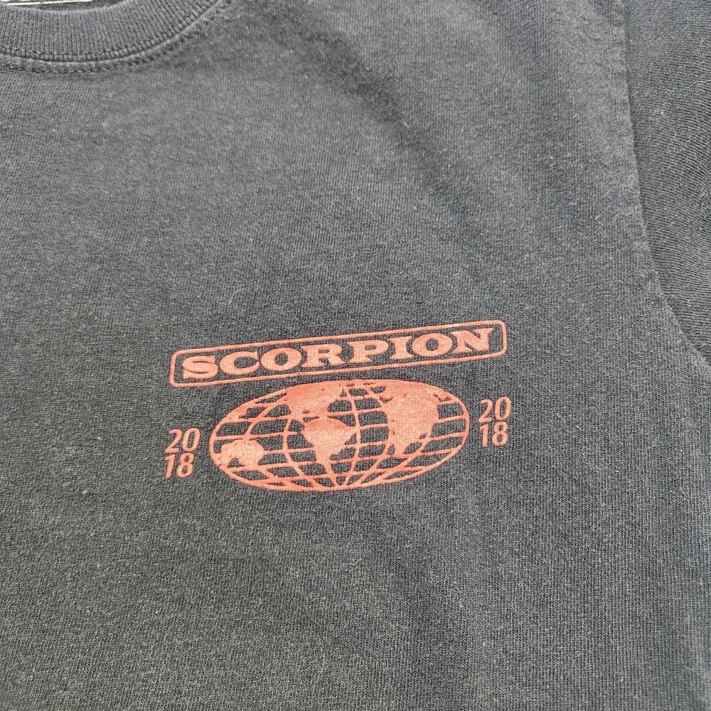 Drake Scorpion World Tour 2018 Shirt Mens Small Black Official Merch Music - Picture 2 of 12